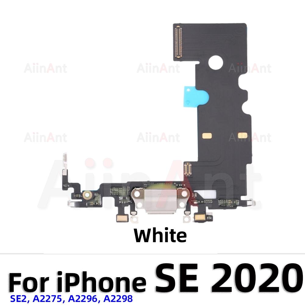 AiinAnt Dock USB Mic Board Charger Connector Fast Charging Port Flex Cable For iPhone 5s 6 6s Plus SE 2 3 2020 2026 Phone Parts