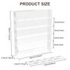 5-stöckige Acryl-Münzdisplay-Box, große Kapazität, Challenge-Münz-Vitrine, Halter, Klarer Acryl-Abzeichen-Organizer, Medaillen-Display, NEU