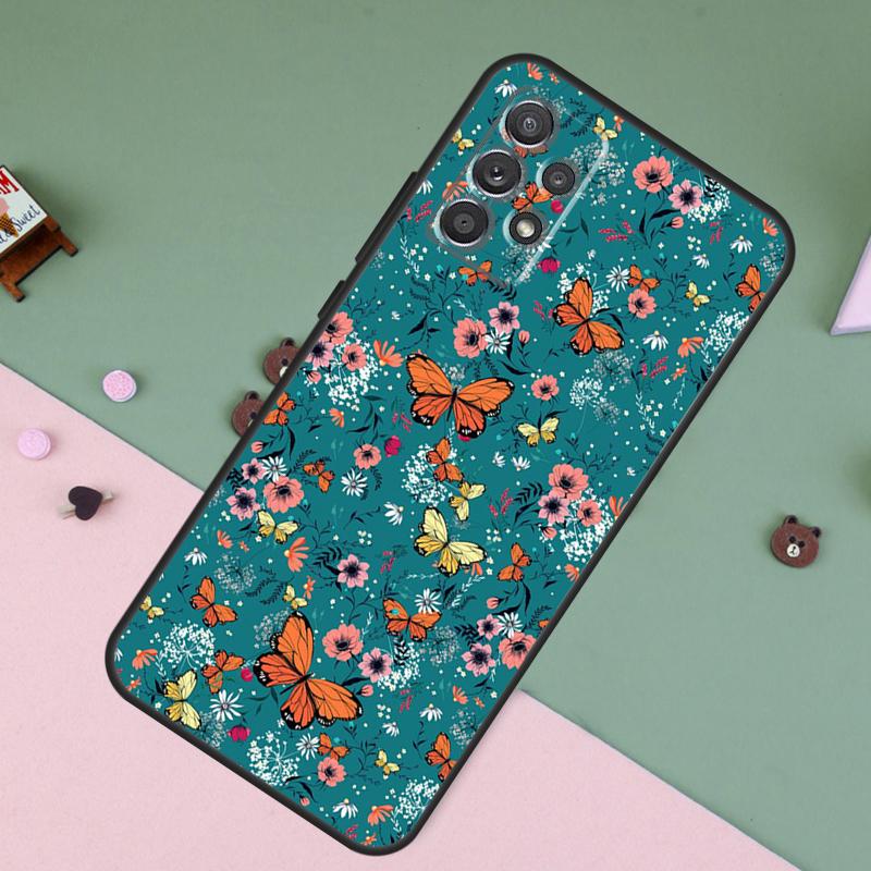 Luxury Butterfly For Samsung Galaxy A56 A36 A26 A16 A22 A32 A52 A54 A34 A14 A55 A35 A15 A53 A33 A05 A06 Case
