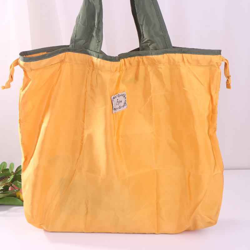 Single Foldable One - Shoulder Shopping Bag: Environmentally Friendly, Portable For Supermarket Groceries