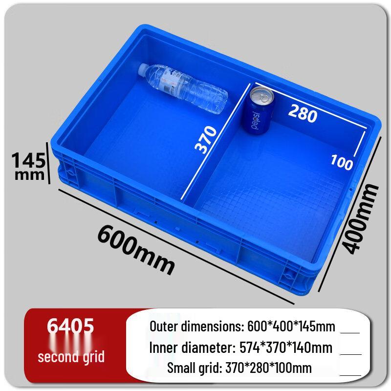 Multi-Compartment Rectangular Plastic Storage Box