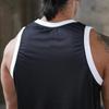 Muscleguys Canotta da uomo senza maniche in tinta unita, tinta unita, palestra, allenamento, basket