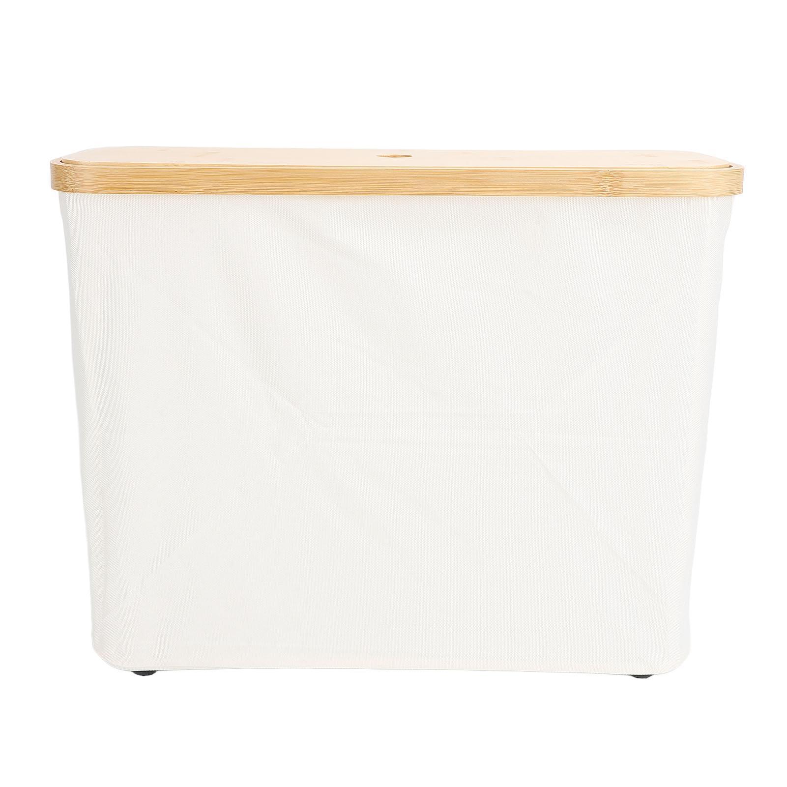 Корзина для хранения туалетной бумаги Контейнер-органайзер для рулонной бумаги Складной держатель для туалетной бумаги с крышкой для Beige