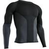 Męska koszulka kompresyjna szybkoschnąca: Koszulka bazowa z długim rękawem o wysokiej elastyczności do biegania i treningu
