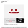 For Tesla Model 3 2017-2026 Model Y 2019-2026 Carbon Fiber Rear Air Vent Outlet USB Panel Trim Stickers Car Interior Accessories
