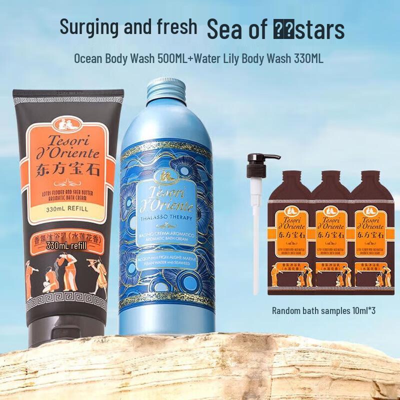 Tesori d'Oriente Ocean Scent Refreshing Shower Gel Set