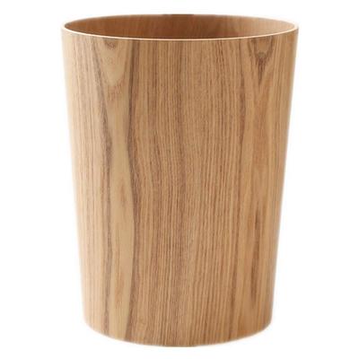 Mülleimer, Mülleimer, Staubdeckel, Holz, 9 l, Staubbehälter, Wohnabfall, Mülleimer [Holzeimer], Box, Öffnung, Dose, [rund/naturfarben], Box, kompakt, Raum, Mülleimer,