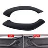 Black Interior Door Handle Cover Pull Trim For 2016- BMW F48 F49 F39 X1 X2