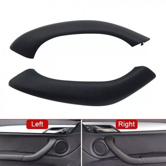 Black Interior Door Handle Cover Pull Trim For 2016- BMW F48 F49 F39 X1 X2