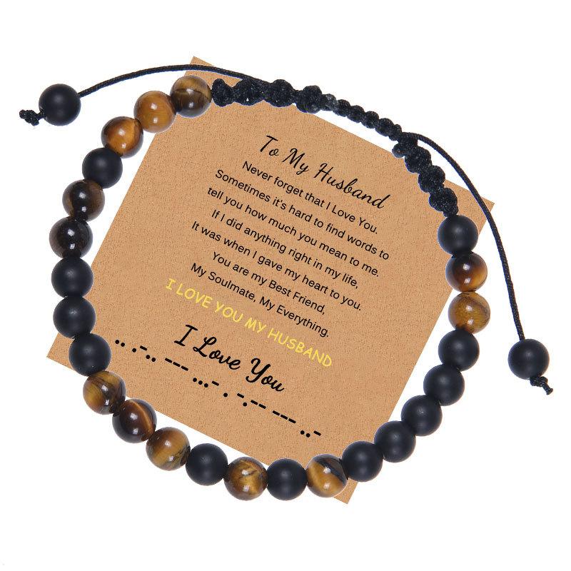 JYL TS Bracelet Viking Symbol  Red Beaded Boosts Courage & Luck