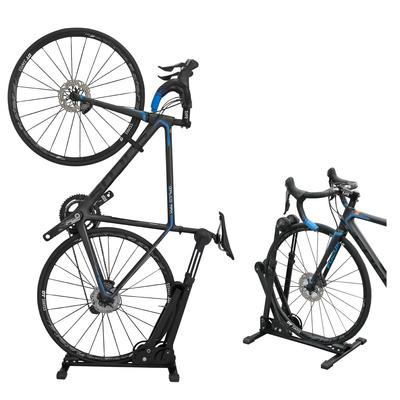 GORIX Bicycle Vertical or Single Indoor Fits Inch Mini Cross Freestanding Steel Stand Stand, Horizontal, Bike, Use, Non-Topple, 3-Point Support,