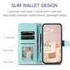 Checkered Leather Wallet Case For Samsung Galaxy S24 S23 S22 S21 S20 FE S10 Note 20 Ultra 10 Plus 9 8 Lanyard Flip Phone Cover