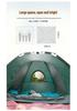 Double Person Automatic Tent: Thickened, Rainproof & Sun-Protective for Outdoor, Wild Camping or Beach Use