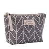 Large Canvas Makeup and Toiletry Bag with Zipper - Travel Storage Purse