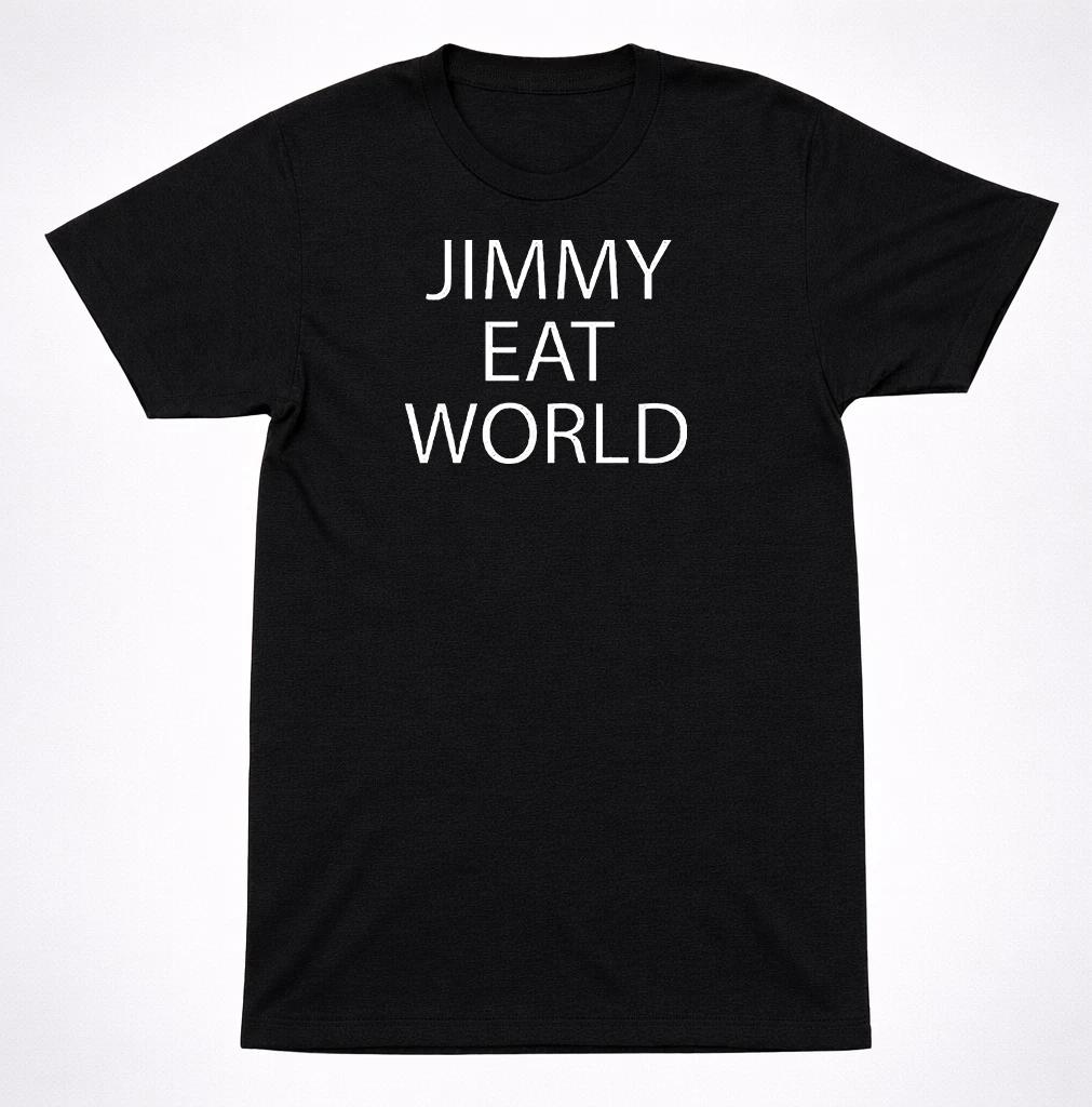 Jimmy Eat World Band Logo T-Shirt | Emo Alternative Rock Indie Fan Tee S