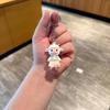 Pvc Keychains With Lovely Outfits Sturdy Metal Ring For Nice Bag Decor Gift For Kids And Friends Cute Cartoon Sheep