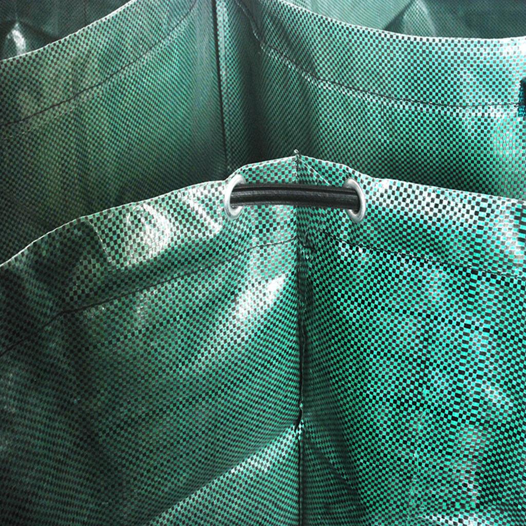 300L tuinzak, herbruikbare, robuuste tuinbladafvalzak, tuinafvalzakken met 2 versterkte zakken