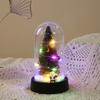 European and American Christmas tree home decoration lights, Christmas luminous glass cover Christmas gift led night light
