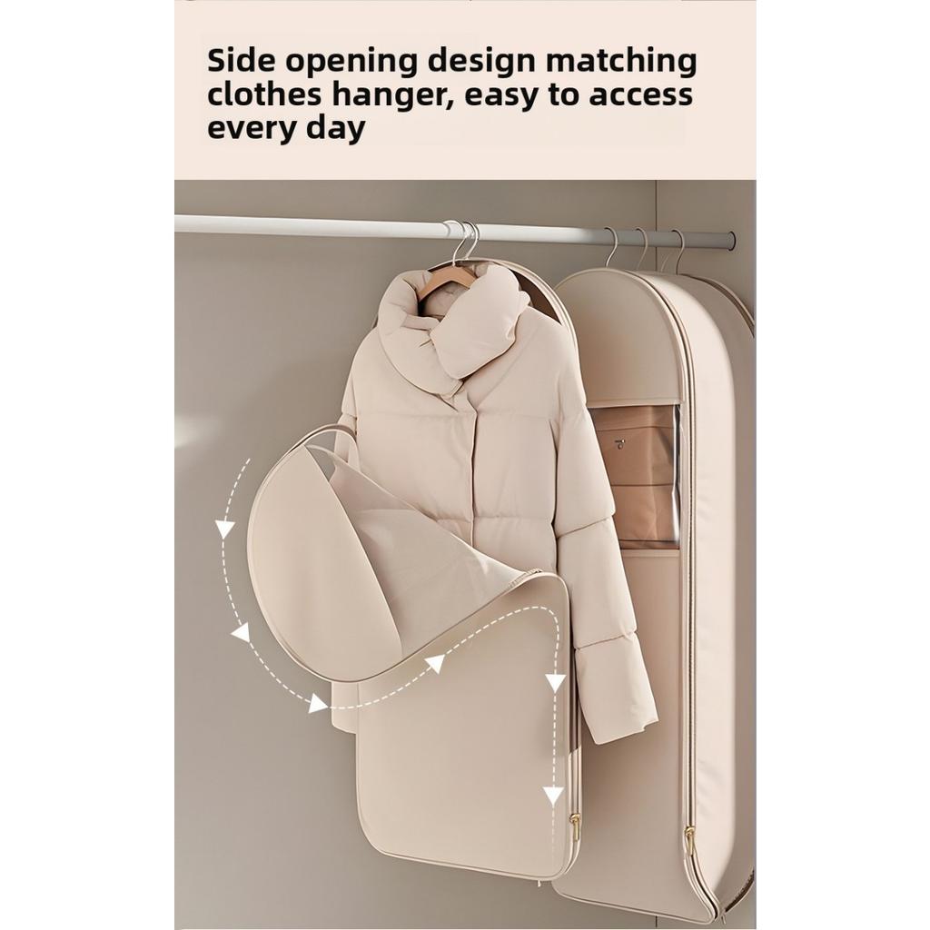 Hanging, Compressed, Dust-proof, Clothing, Down Jacket, Storage Bag, Dust Bag, Wardrobe, Seasonal Change, Transparent