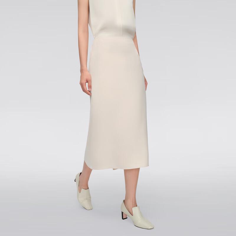 OVV Heavy Silk Crepe Midi Skirt One Size (L)