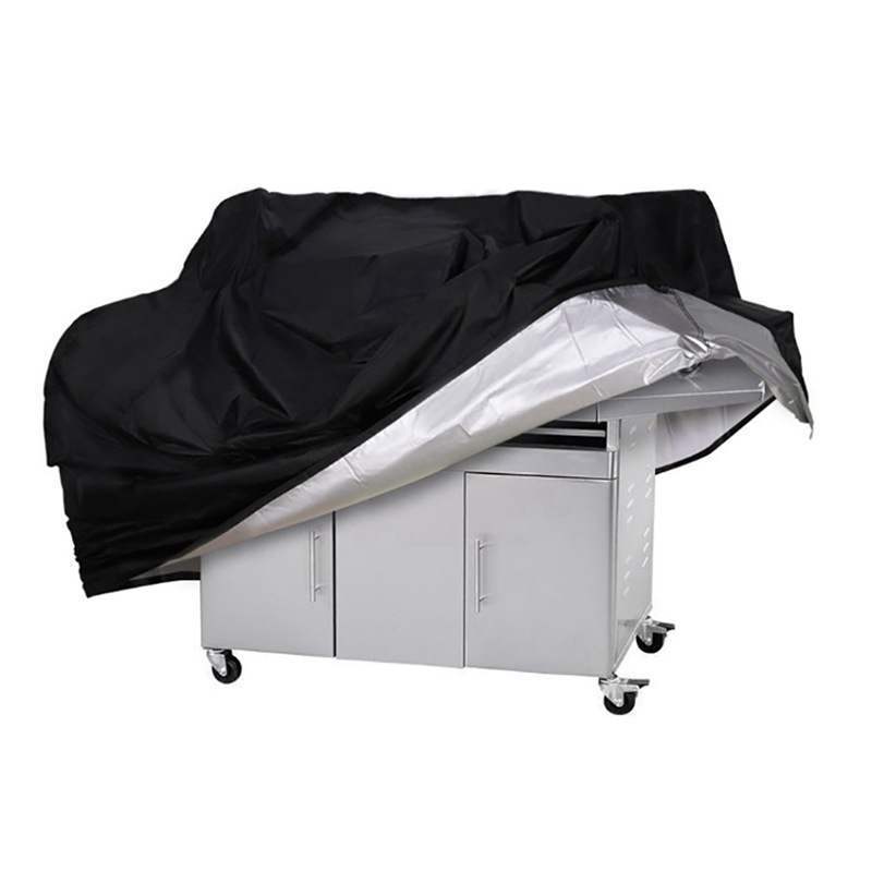210D Oxford BBQ Grill Cover Waterproof Dustproof Protector for Barbecue чёрный