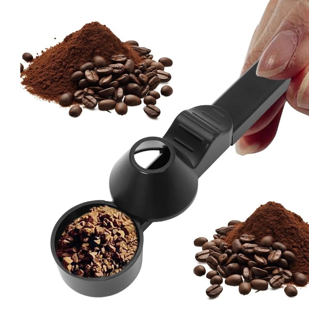 Adjustable Slide Coffee Scoop Leakproof 2-in-1 Function Protein Powder Spoon Portable Sliding Measure Spoon Bar Application