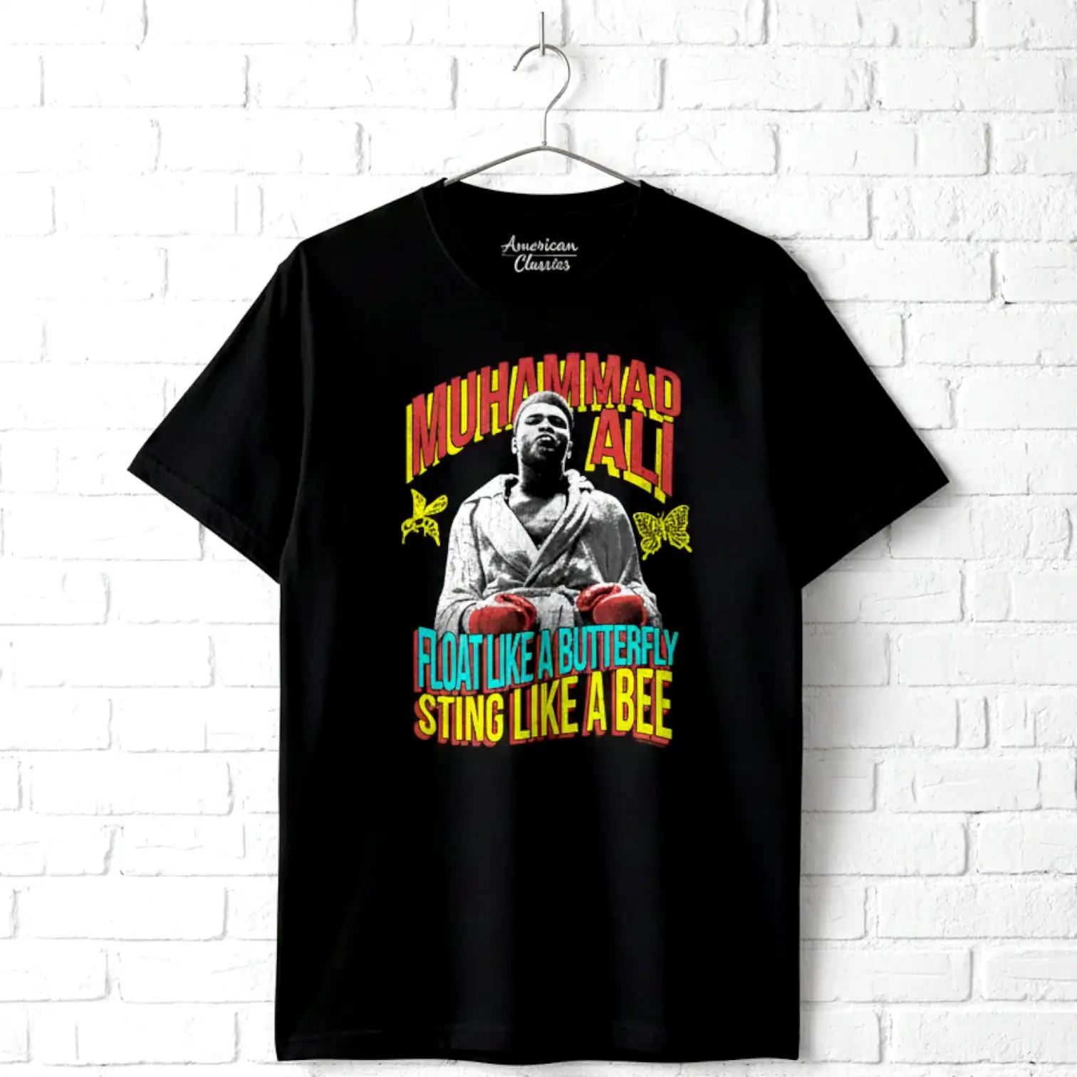 Muhammad Ali Butterfly x Bee Men s T Shirt S