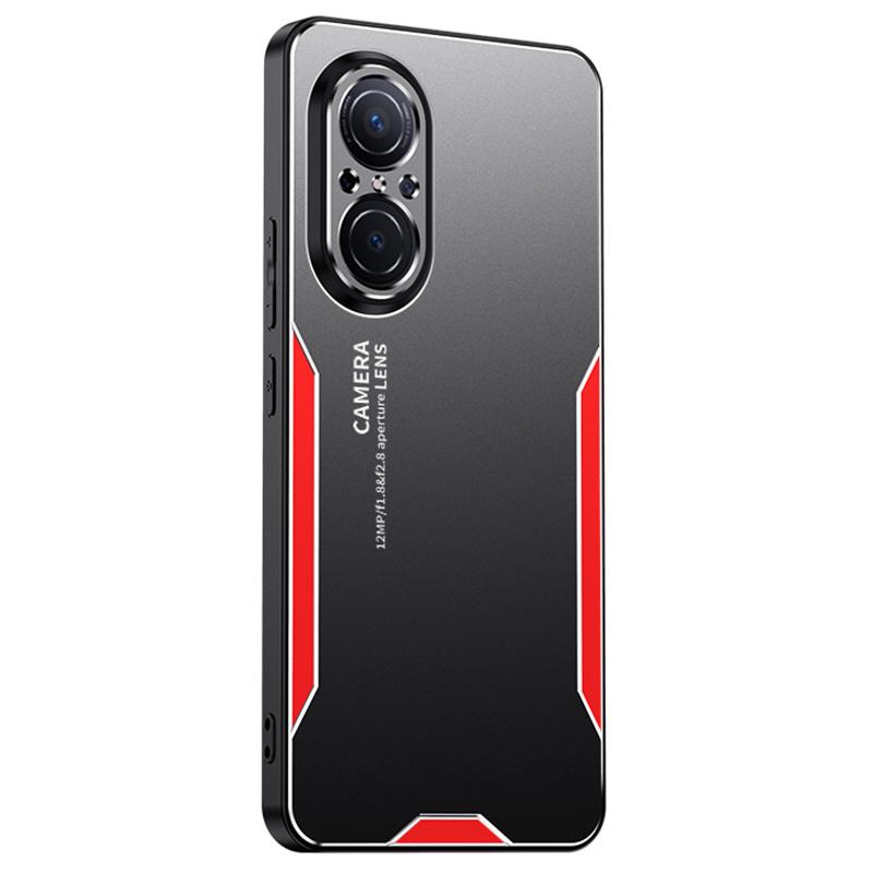 

Для Huawei nova 9 SE/nova 9 SE 5G Чехол из алюминиевого сплава Защита подушками безопасности Защитная накладка для телефона Red