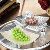 Clear Candy Storage Tray; Fruit Spectacle Bone Dish for Snacks; Square Transparent Tray for Foods and Fruits