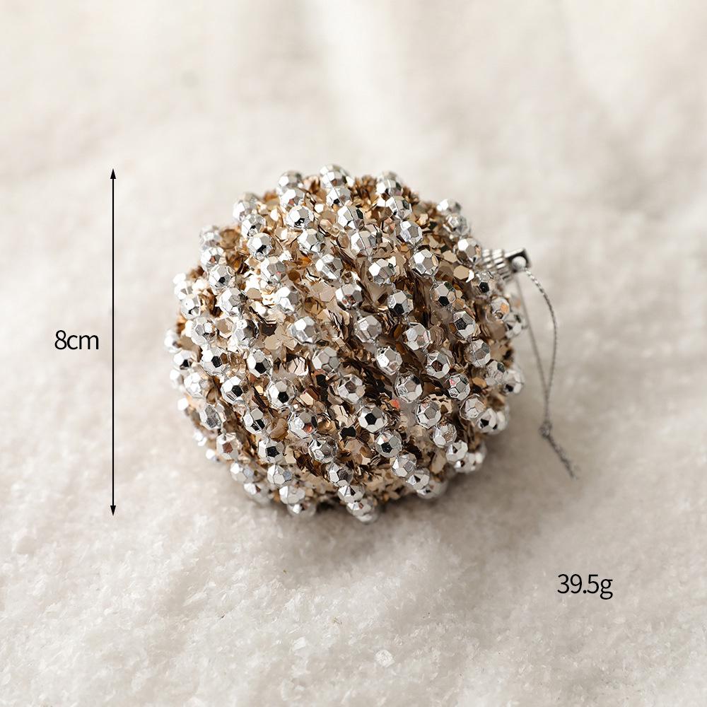 DIY Painted Foam Christmas Ornament: Snowflake & Irregular Pompon Balls