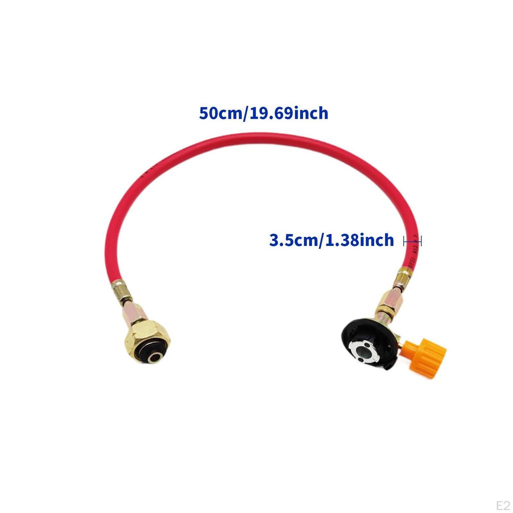 Propan Nachfülladapter Schlauch Gummi Aufblasventil für Grill Camping Kochen