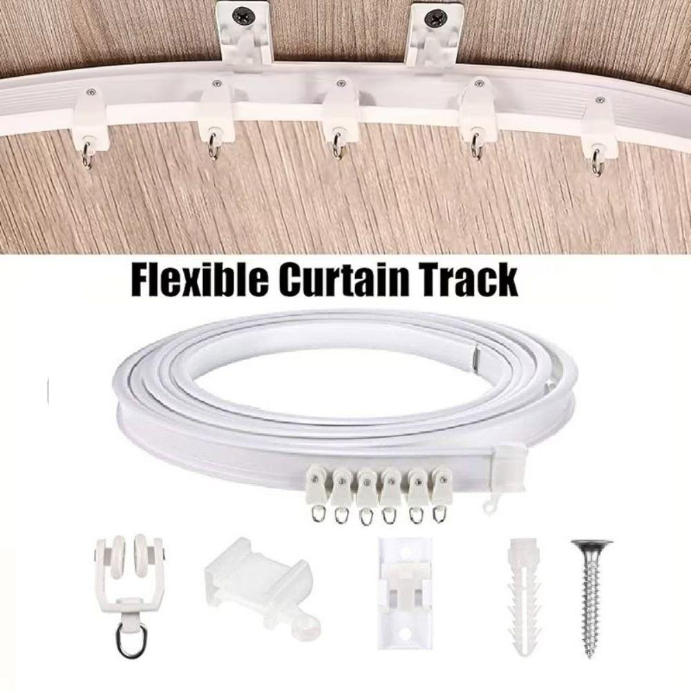 Bendable Design Flexible Curtain Track Silent Track Ceiling Curtain Track Room Divider