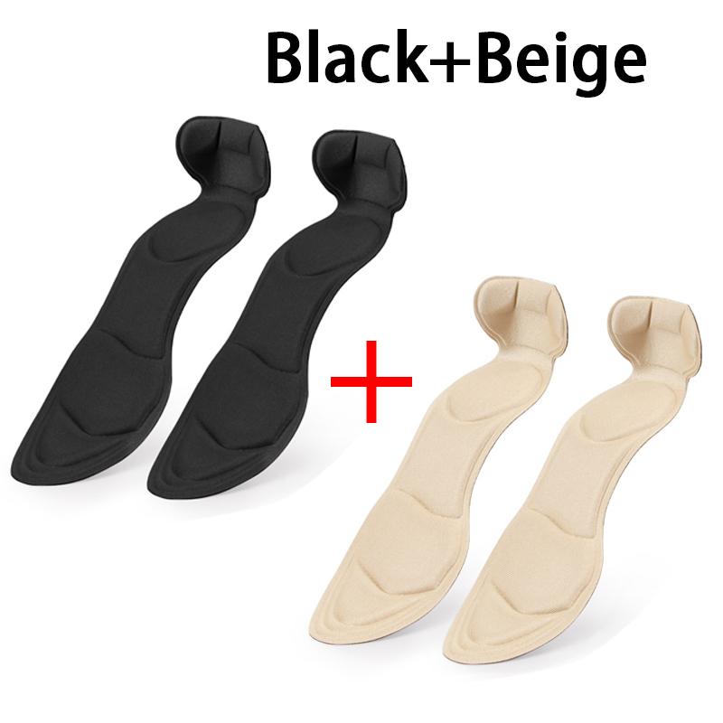 T-shaped Women's Insoles High Heels Comfortable Shock-Absorbing Insoles Shoe Size Adjustment Heel Protector 2Pcs/4Pcs