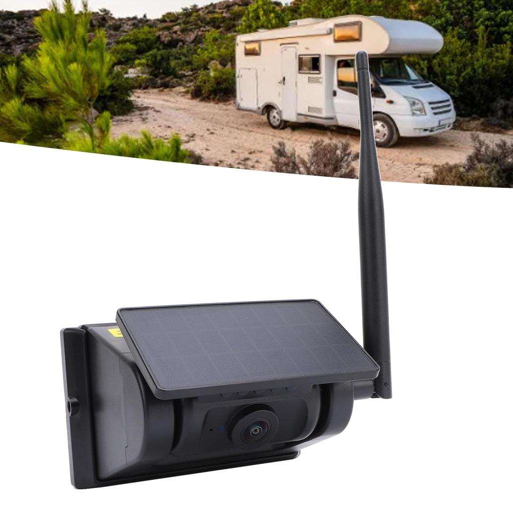 Wireless Backup Camera with Solar Magnetic, Easy Installation, Long Life for Trucks, Cars,