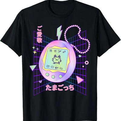 Cute 90S Pastel T Shirt Japanese Virtual Pet