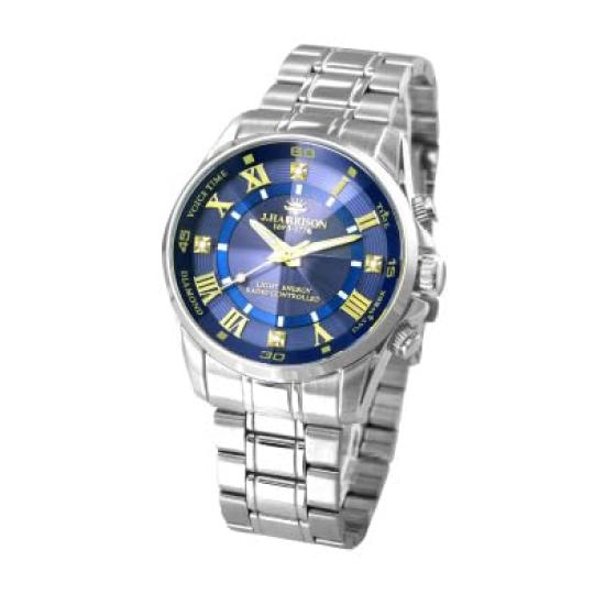 John Harrison Voice Solar Watch Radio-Controlled (Navy)