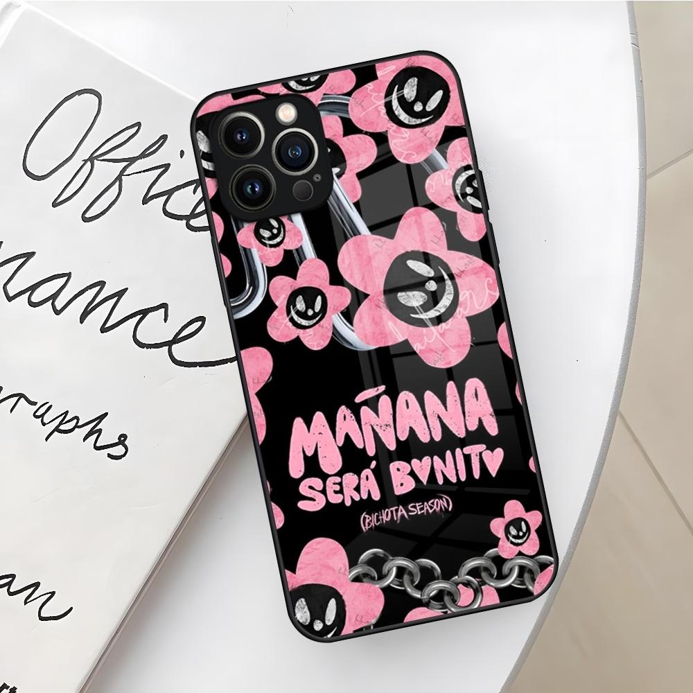 Karol G Manana Sera Bonito Phone Case for Iphone 17 16 Air 15 14 12 11 13 Pro Max Mini X Xr Xs Se Puls glass Cover