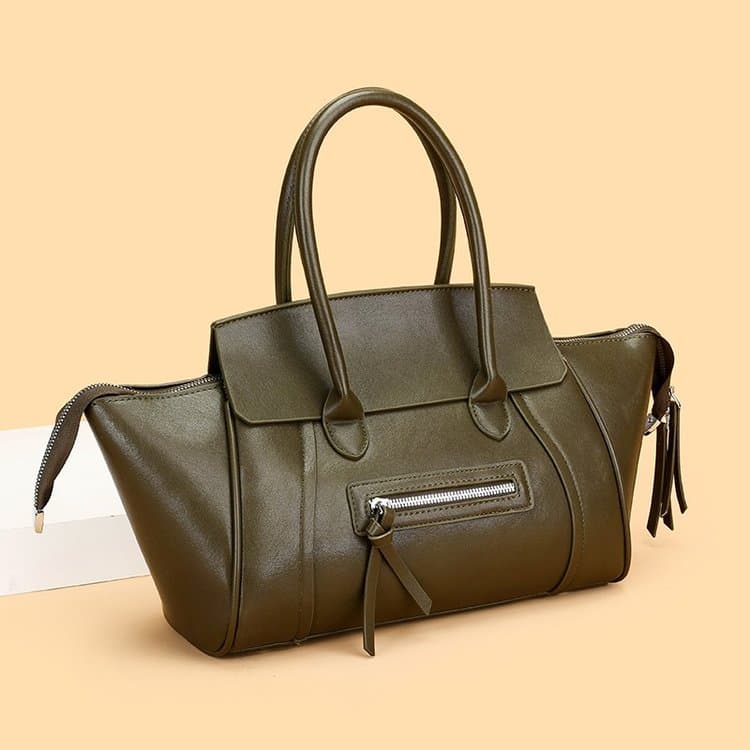 

Women s commuter large capacity shoulder tote темно-зелений колір