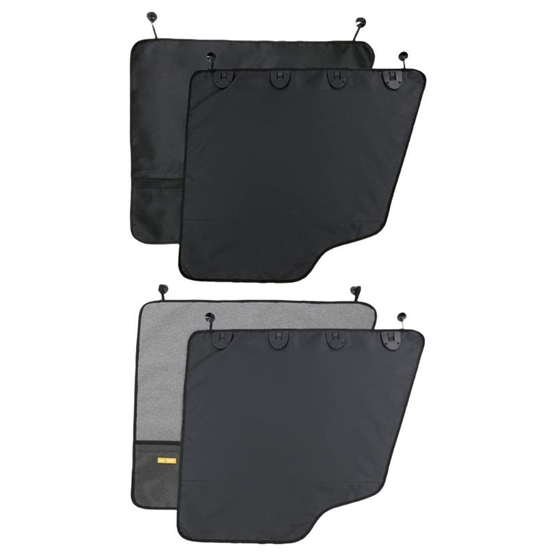 2Pcs Dog Car Door Cover for Cars, Trucks and SUV Car Door Guard Protective Cushion Door Inside Protector