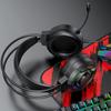 Led Illuminated Headset with 7.1Channel Surround Sound Adjustable Noise Reduction Mic for Gaming Enthusiasts Comfort Fit