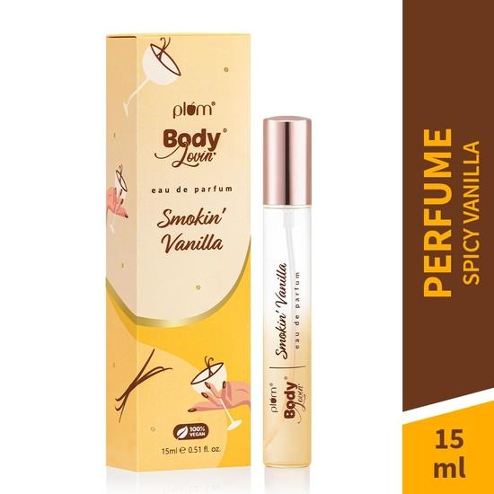 Plum BodyLovin' Unisex Adult Smokin' Vanilla Eau De Parfum (15 Ml) Warm Vanilla Fragrance Long-Lasting Liquid Perfume