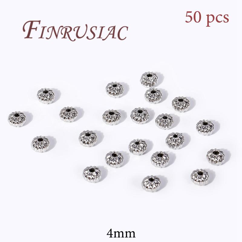 18K Gold Plated Bead End Caps For Jewelry Making Supplies Spacer Bead Caps DIY Accessories