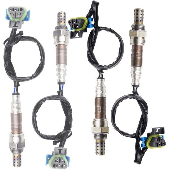

4PCS Oxygen O2 Sensor 1 & 2 for 2008-2011 2014-2015 Chevrolet Express 2500 3500 Savana 2500 3500 6.0L Upstream + Downstream