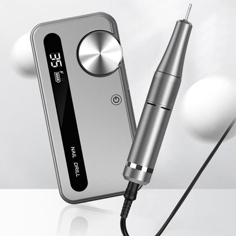 Electric Nails Drill Machine Rechargeable Nails Drill Set 35000rpm Manicure Set Manicures Tool for Acrylic Nails