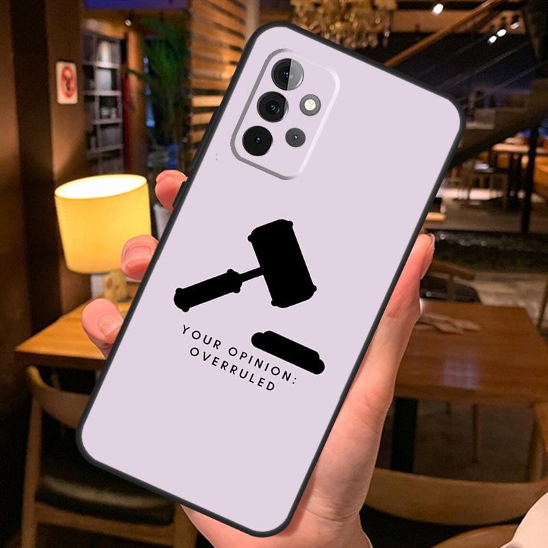 Jurastudent Anwalt Richter Fall Für Samsung Galaxy A54 A34 A14 A51 A71 A50 A70 A12 A22 A32 A52 A53 A33 A13 Rückabdeckung