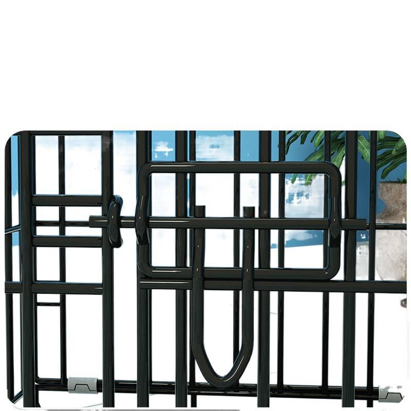 Indoor Pet Cage: Medium-Large for Dogs, Small Cats, Rabbits, or Chickens with Built-in Toilet