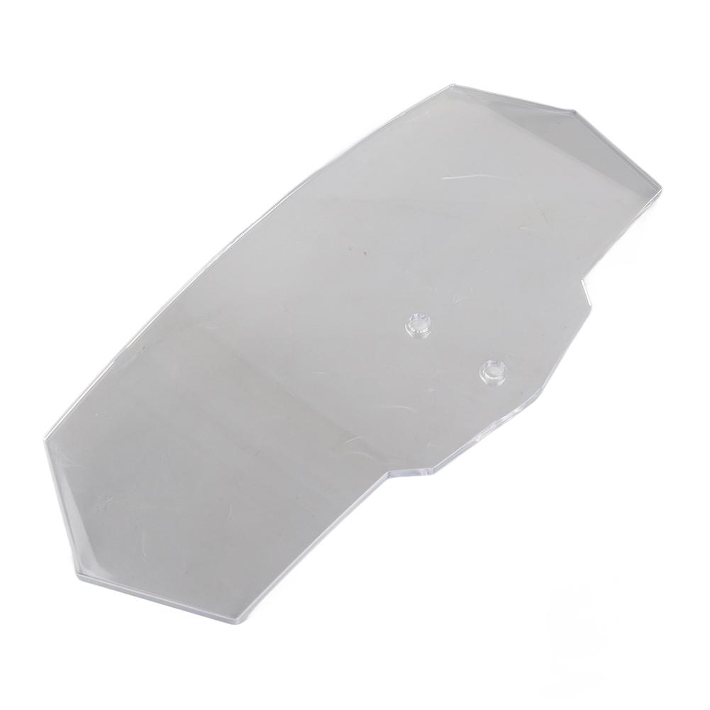Motorcycle Windshield Clear Transparent Color Smooth Edges Wind Deflector Universal for Motorbike