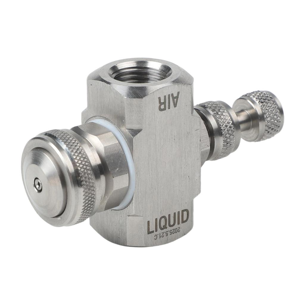 Industrial Adjustable Stainless Steel Spray Nozzle for High Pressure Air and Water Mixing In Cooling and Humidification Setups