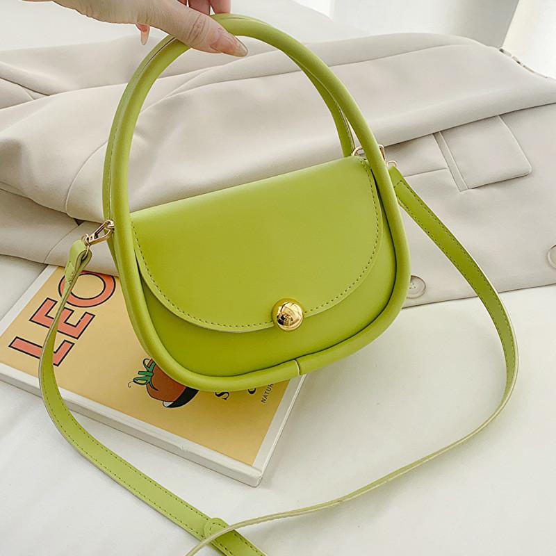 Stylish 2023 Summer New Simple Fashion Trend Shoulder Bag Street Style Saddle Bag