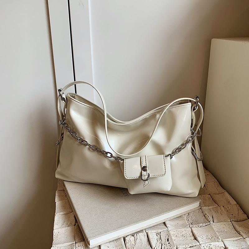 Ladies Trendy Shoulder Bag PU Leather Designer Handbag with Purse Large Capacity for Women